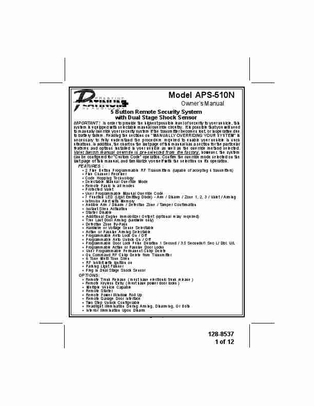 Audiovox Automobile Alarm APS-510N-page_pdf
